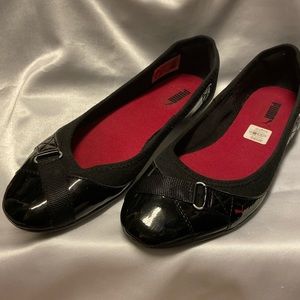 Puma Black Comfort Flats